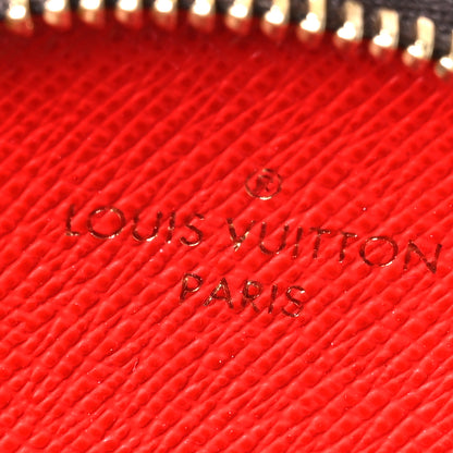 Louis Vuitton Monogram OnTheGo East West Round Coin Purse Red 6 of 6