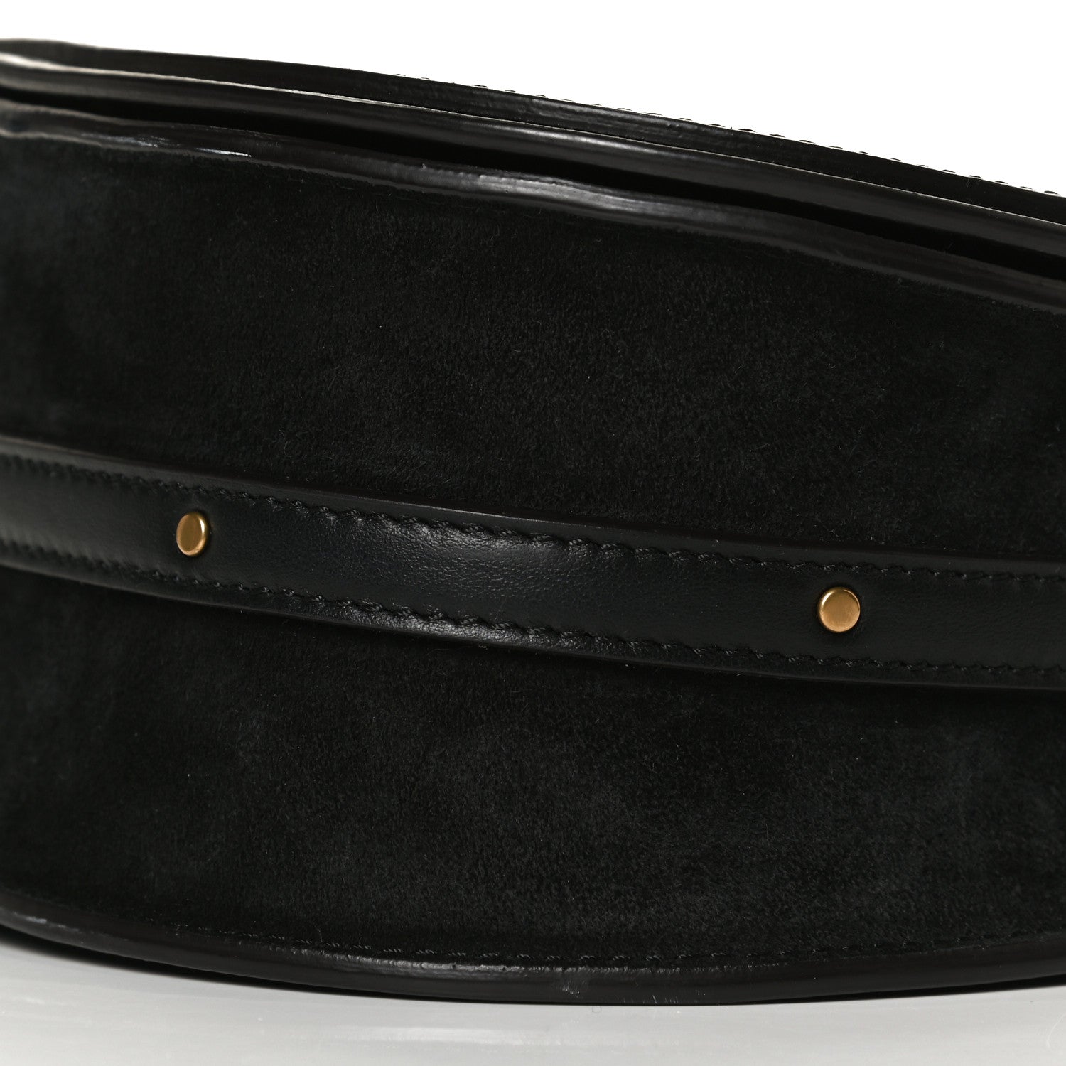 Chloe Calfskin Suede Medium Nile Bracelet Bag Black 10 of 10