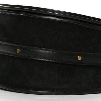 Chloe Calfskin Suede Medium Nile Bracelet Bag Black 10 of 10