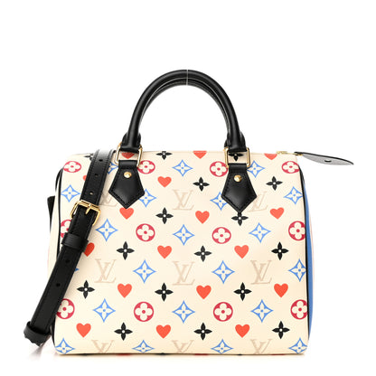 Louis Vuitton Game On Speedy Bandouliere 25 White 1 of 11