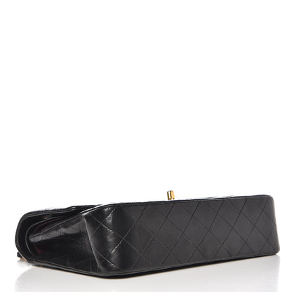 Chanel Lambskin Quilted Medium Double Flap Black 1 of 9