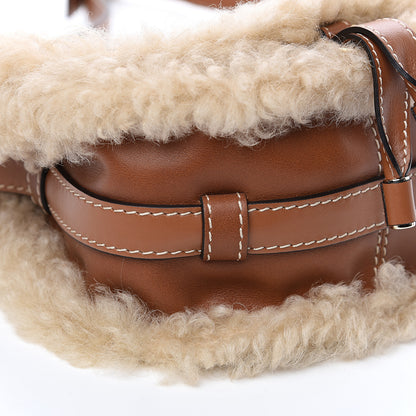 Chloe Small Grain Shiny Calfskin Small Marcie Round Crossbody Bag Caramel 7 of 8