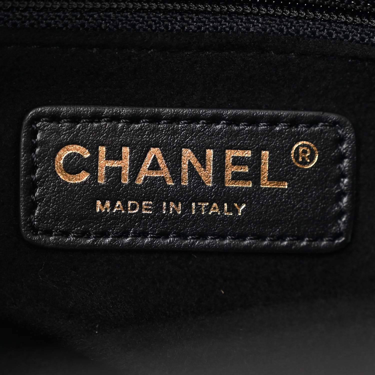 Chanel Caviar Deauville Drawstring Bucket Bag Black 6 of 10