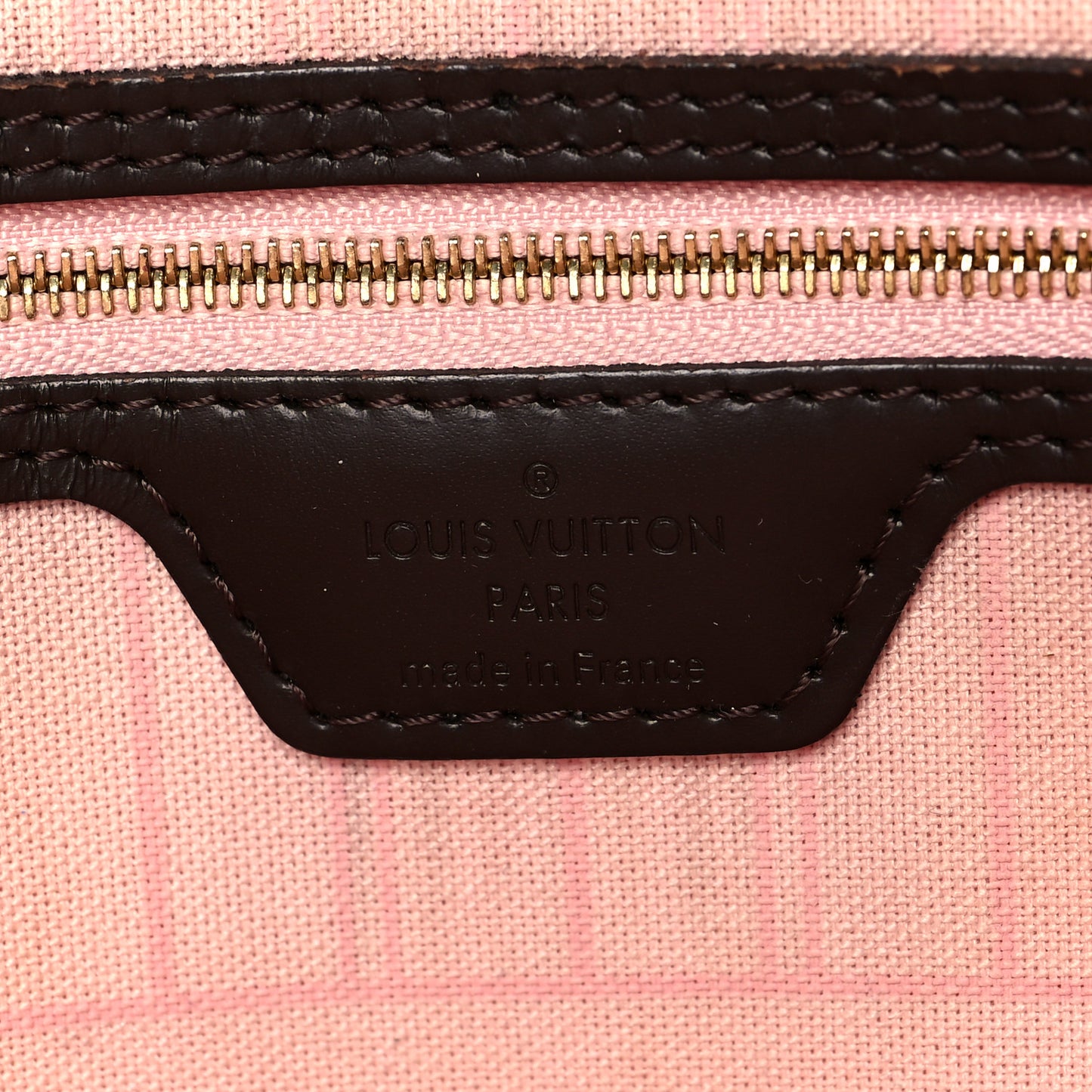 Damier Ebene Neo Neverfull MM Rose Ballerine
