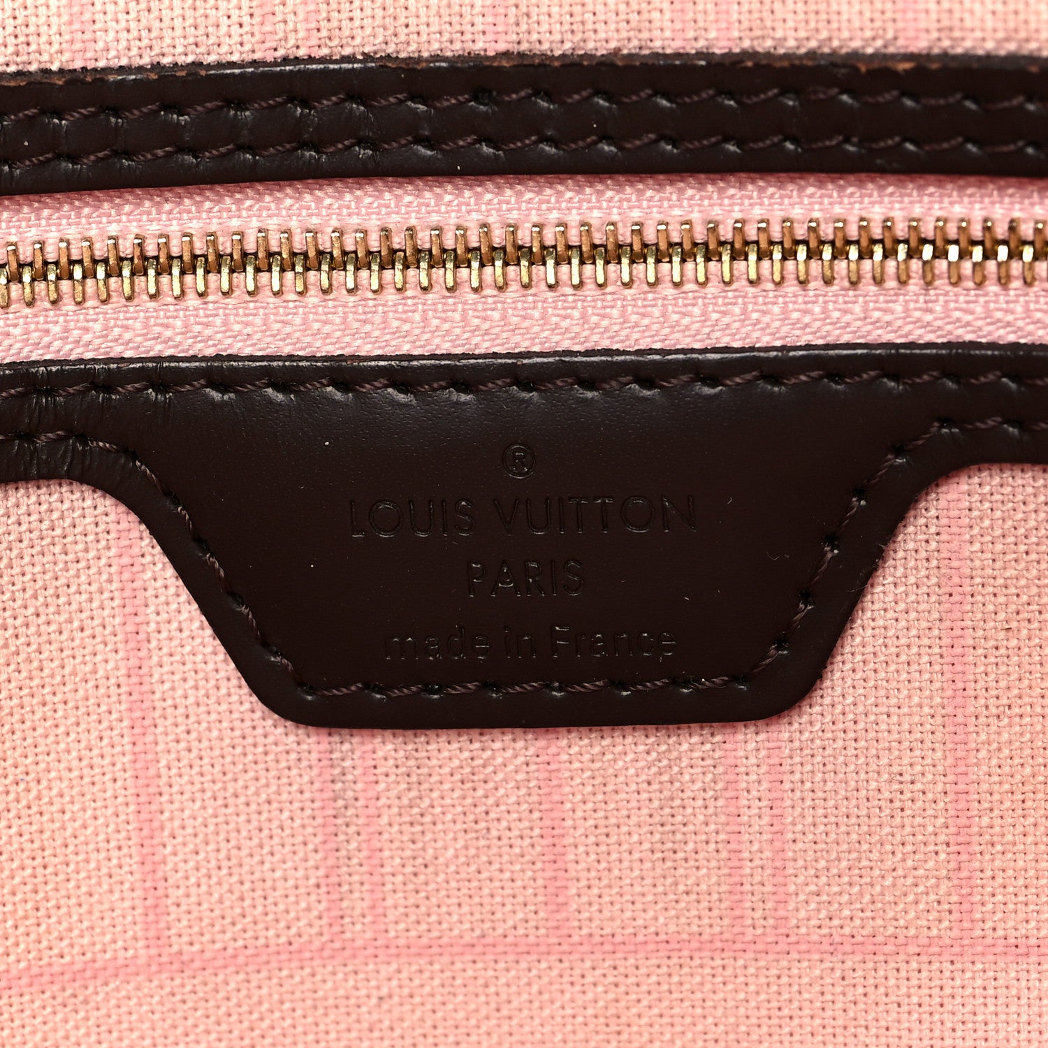 Louis Vuitton Damier Ebene Neo Neverfull MM Rose Ballerine 5 of 12