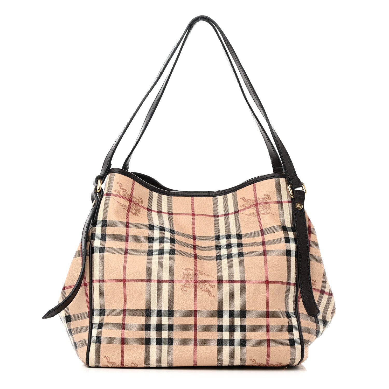 Burberry Haymarket Check Small Canterbury Tote Brown 1 of 19