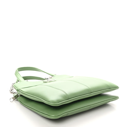 Gucci Senna Calfskin Petite GG Small Tote Bag Green Soil Grass 4 of 10