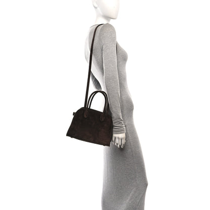 The Row Suede Soft Margaux 10 Bag Mocha 2 of 9