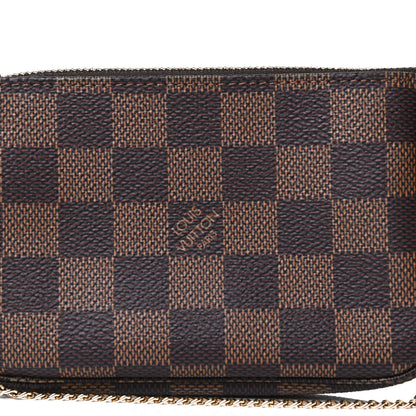 Louis Vuitton Damier Ebene Mini Pochette Accessories 7 of 11