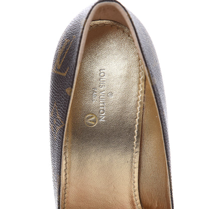 Louis Vuitton Reverse Monogram Cherie Pumps 38 7 of 8