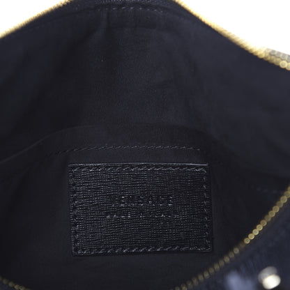 Versace Saffiano Calfskin Palazzo Duffle Bag Black 7 of 11