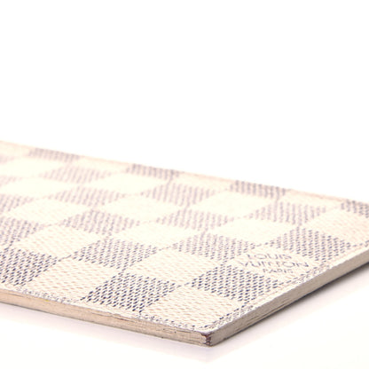 Louis Vuitton Damier Azur Felicie Chain Wallet Zippered Insert Rose Ballerine 8 of 8
