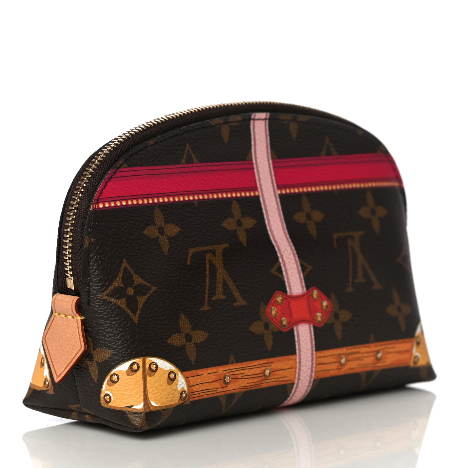Louis Vuitton Monogram Summer Trunks Cosmetic Pouch PM 3 of 10