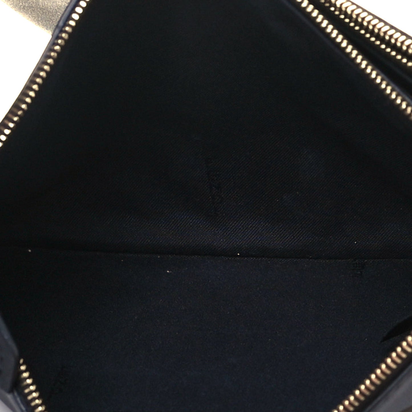 Vitello Century Opaco F is Fendi Bi-Color Triplette Pouch Set Black