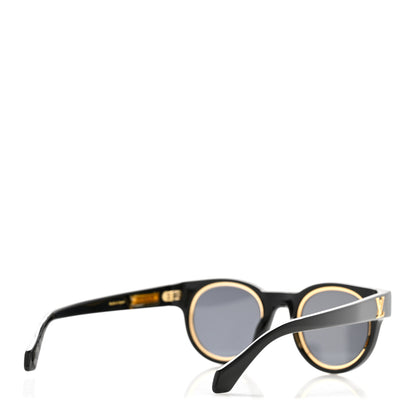 Louis Vuitton Acetate LV Legacy Round Sunglasses Z2506U Black 4 of 10