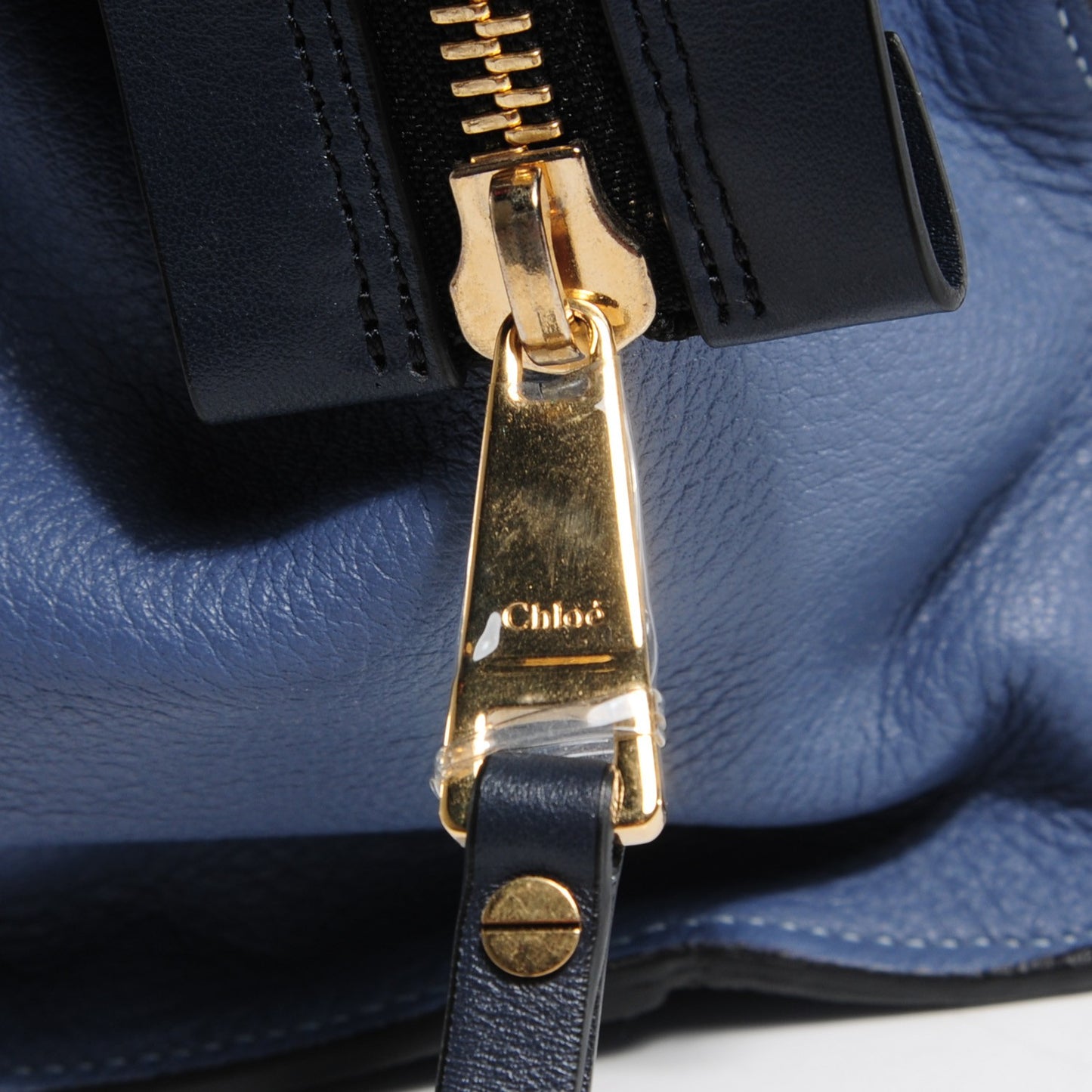 Calfskin Dree Shoulder Bag Street Blue