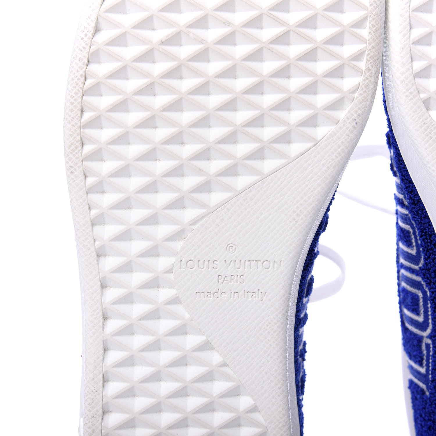 Louis Vuitton Calfskin Luxembourg Sneakers 8 Red Blue White 9 of 9