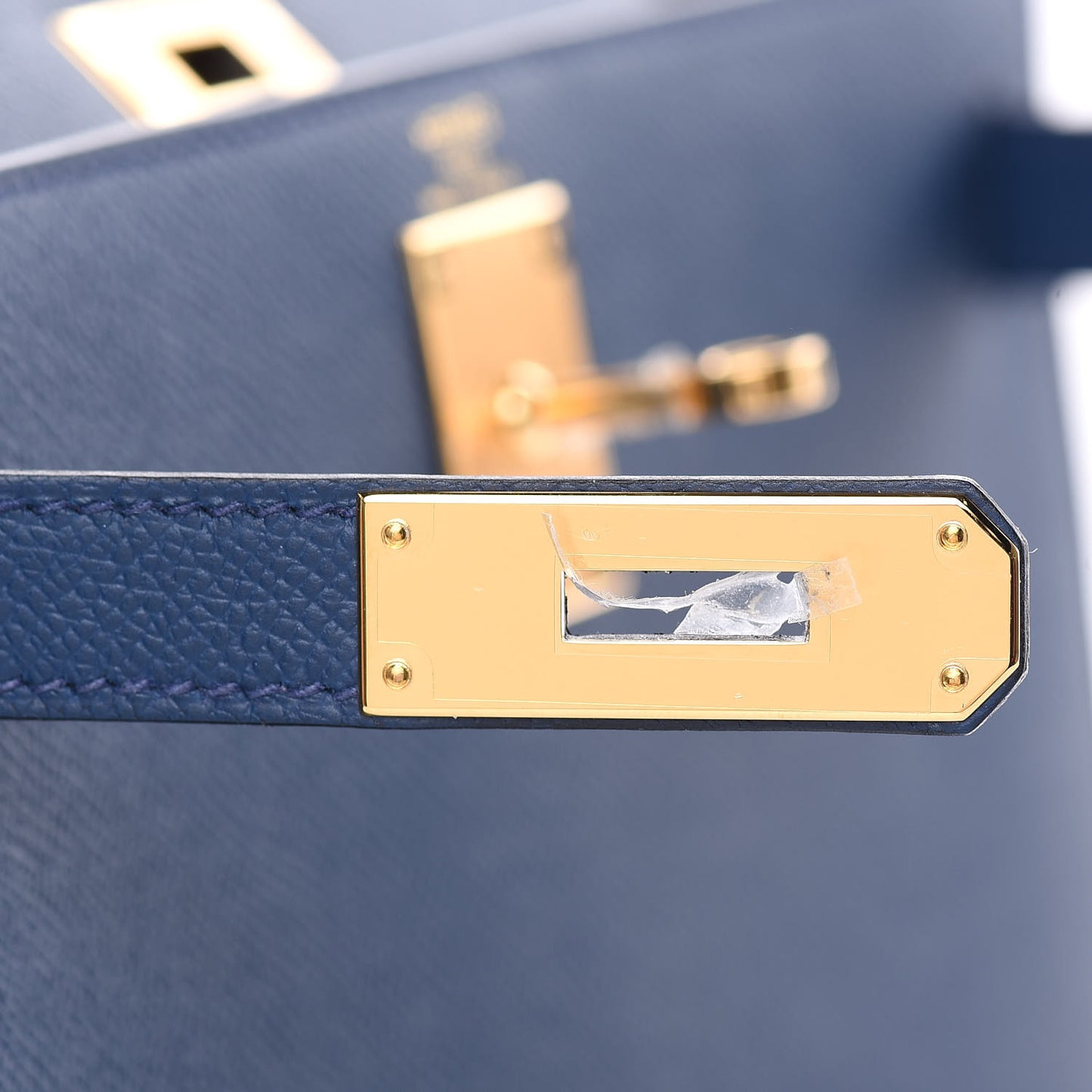 Epsom Kelly Sellier 28 Bleu De Malte