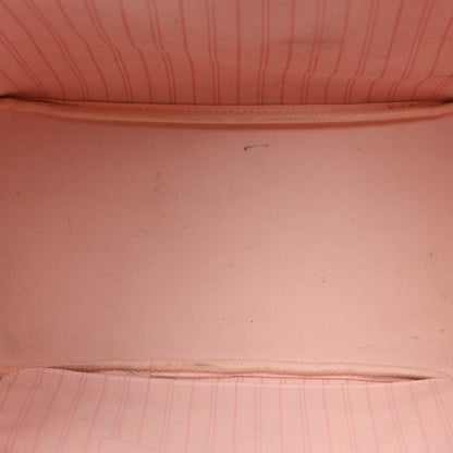Louis Vuitton Damier Ebene Neo Neverfull MM Rose Ballerine 8 of 20