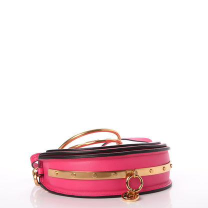 Chloe Calfskin Small Nile Bracelet Minaudiere Bag Fuchsia Rose 5 of 9