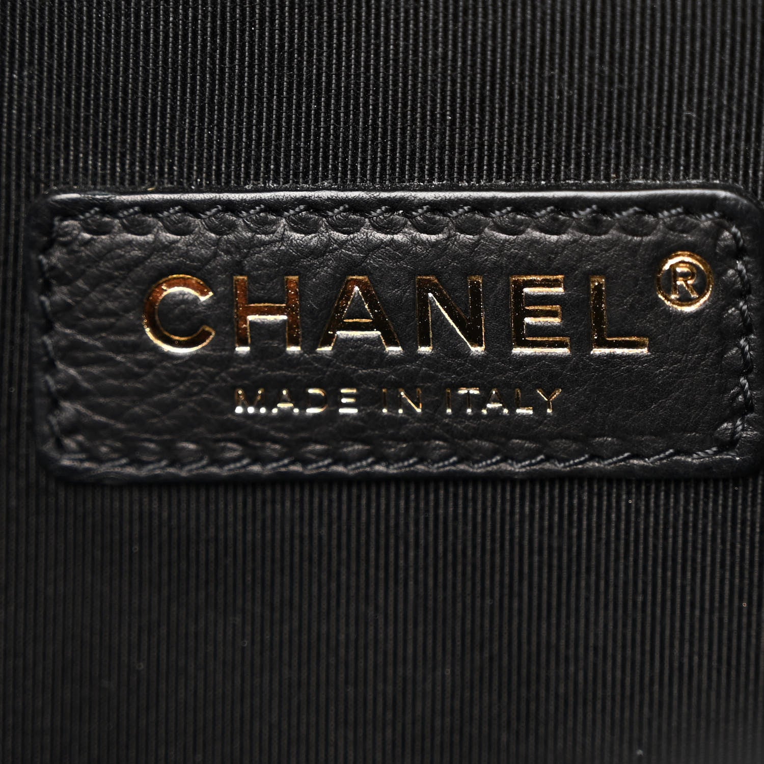Chanel Caviar Chevron Quilted Medium Boy Flap Black 6 of 10