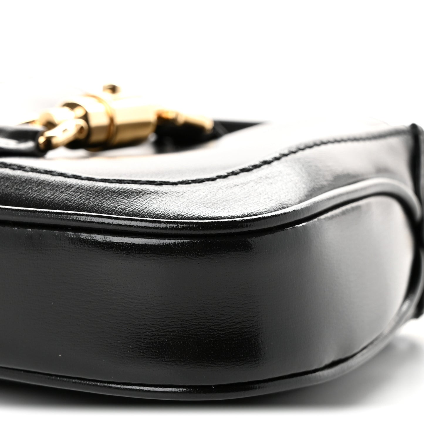 Boarded Dyana Lux Calfskin Nano Jackie 1961 Hobo Black