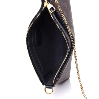 Louis Vuitton Monogram Pallas Clutch Blue Marine 4 of 4