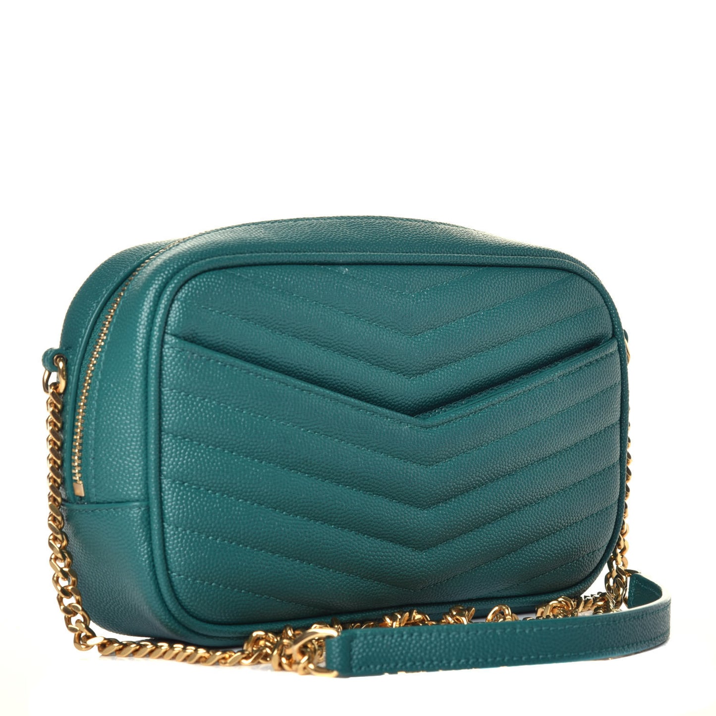 Grain De Poudre Matelasse Monogram Mini Lou Camera Bag Brilliant Grass