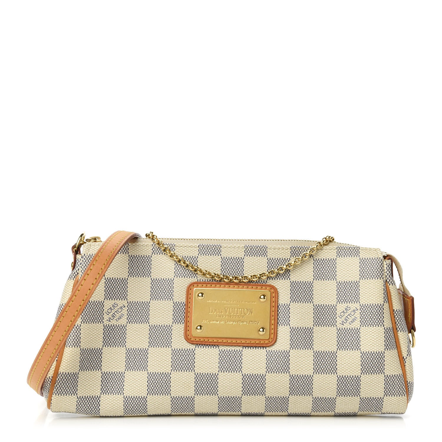 Louis Vuitton Damier Azur Eva Clutch 1 of 10