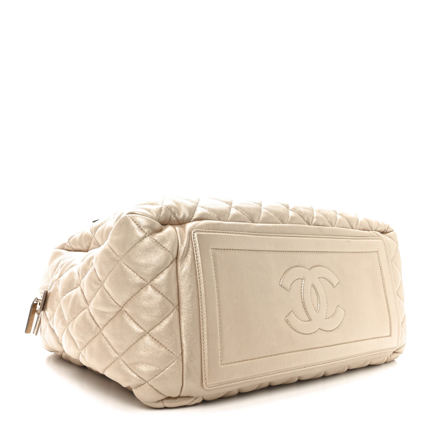 Lambskin Coco Cocoon Bowler Light Gold