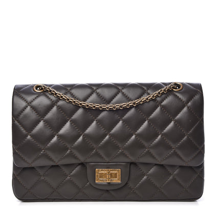 Chanel Lambskin Quilted 2.55 Reissue 227 Flap Dark Khaki 1 of 9