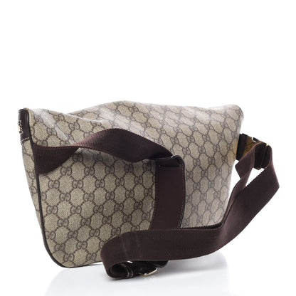 Gucci GG Supreme Monogram Belt Bag Dark Brown 3 of 11