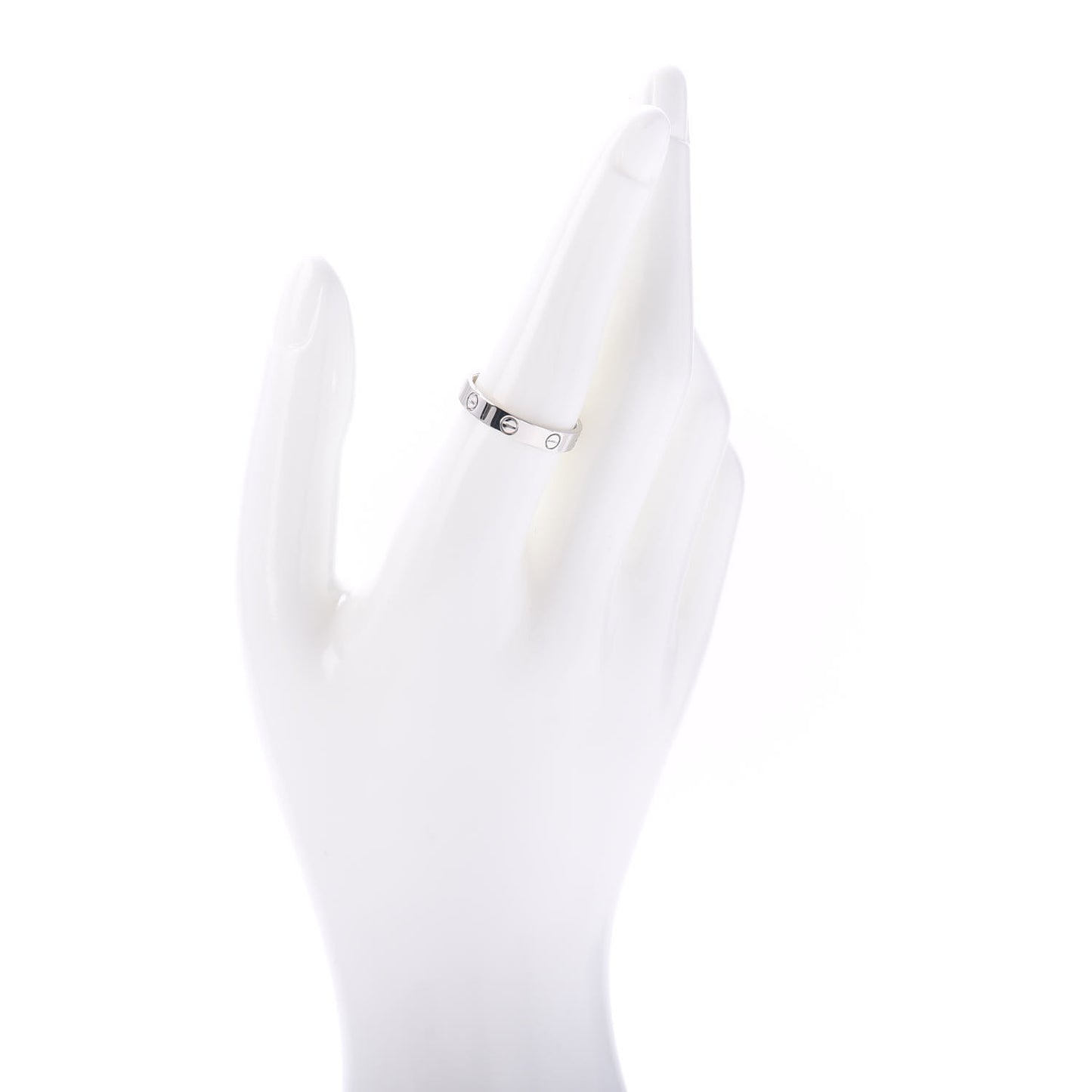 Platinum 3.5mm LOVE Ring 57 8