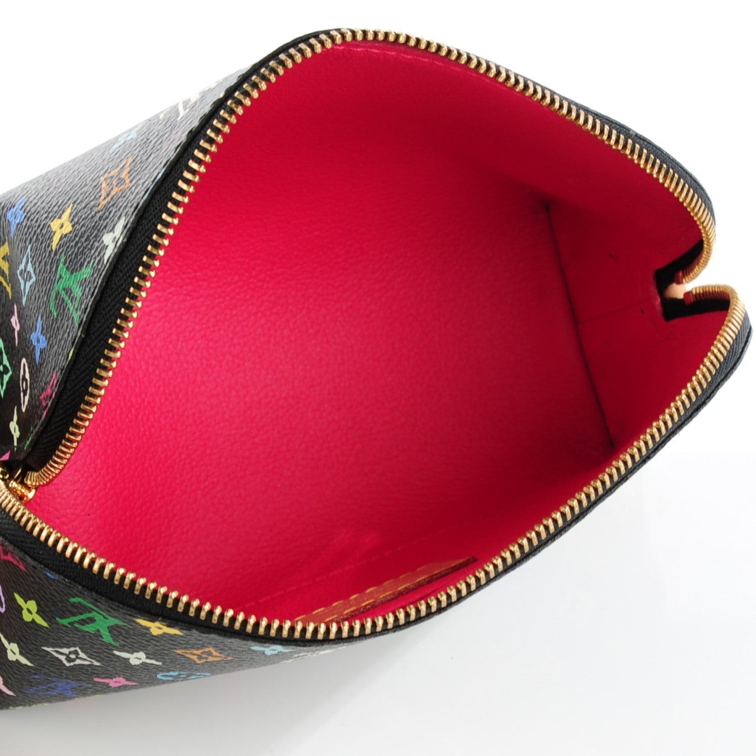 Louis Vuitton Monogram Multicolor Cosmetic Pouch Black Grenade 5 of 7