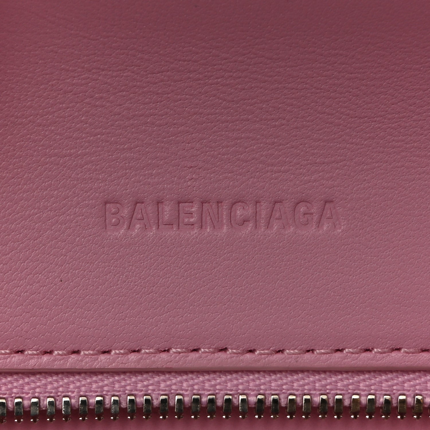 Balenciaga Faux Calfskin Fabric Small Sneakerhead Top Handle Bag Pink 6 of 14