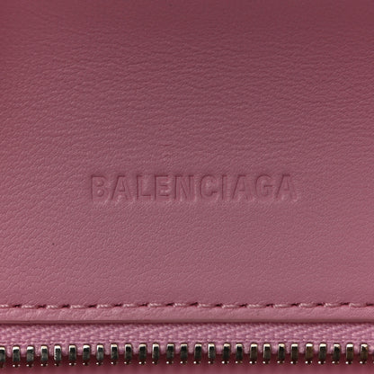 Balenciaga Faux Calfskin Fabric Small Sneakerhead Top Handle Bag Pink 6 of 14