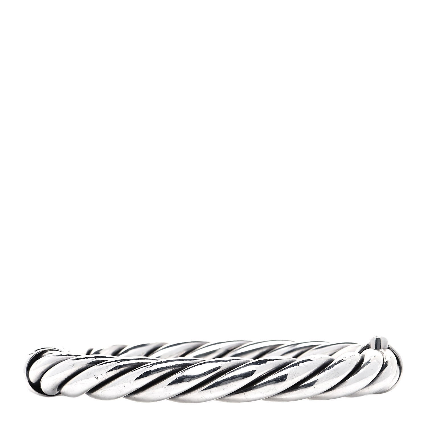 David Yurman Sterling Silver Metro Hinged Bangle Bracelet 1 of 6