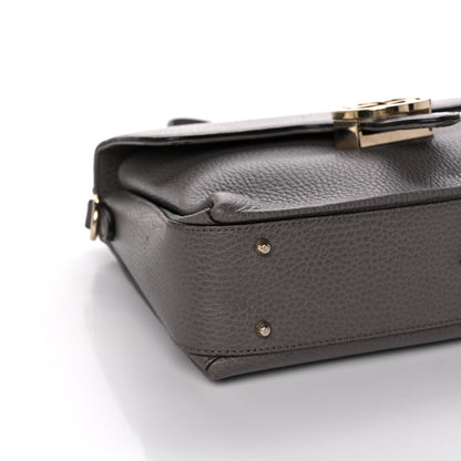 Gucci Dollar Calfskin Interlocking G Top Handle Shoulder Bag Loess 10 of 14