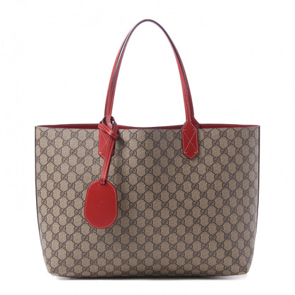 Gucci GG Supreme Monogram Medium Reversible Tote Beige Tobasco 1 of 7