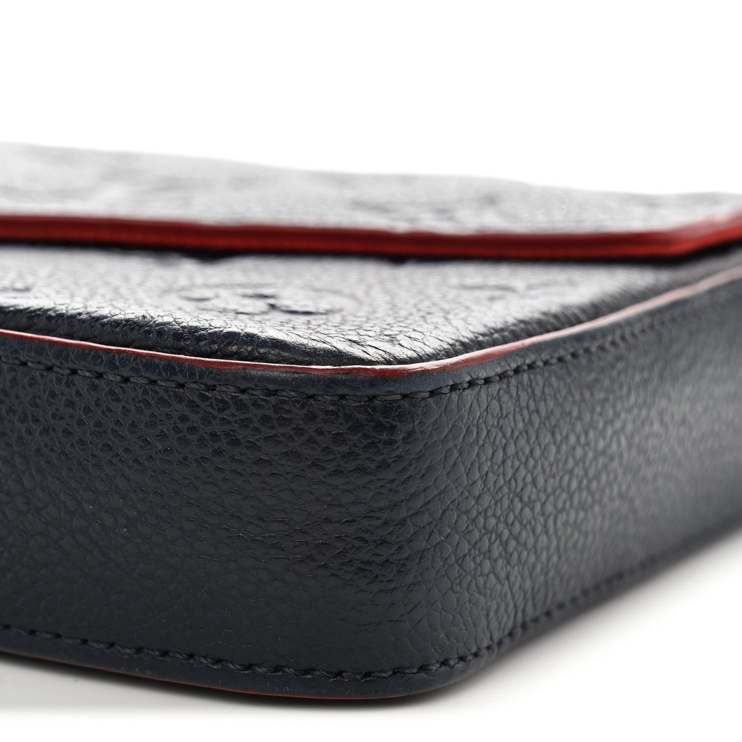 Louis Vuitton Empreinte Pochette Felicie Chain Wallet Marine Rouge 11 of 13