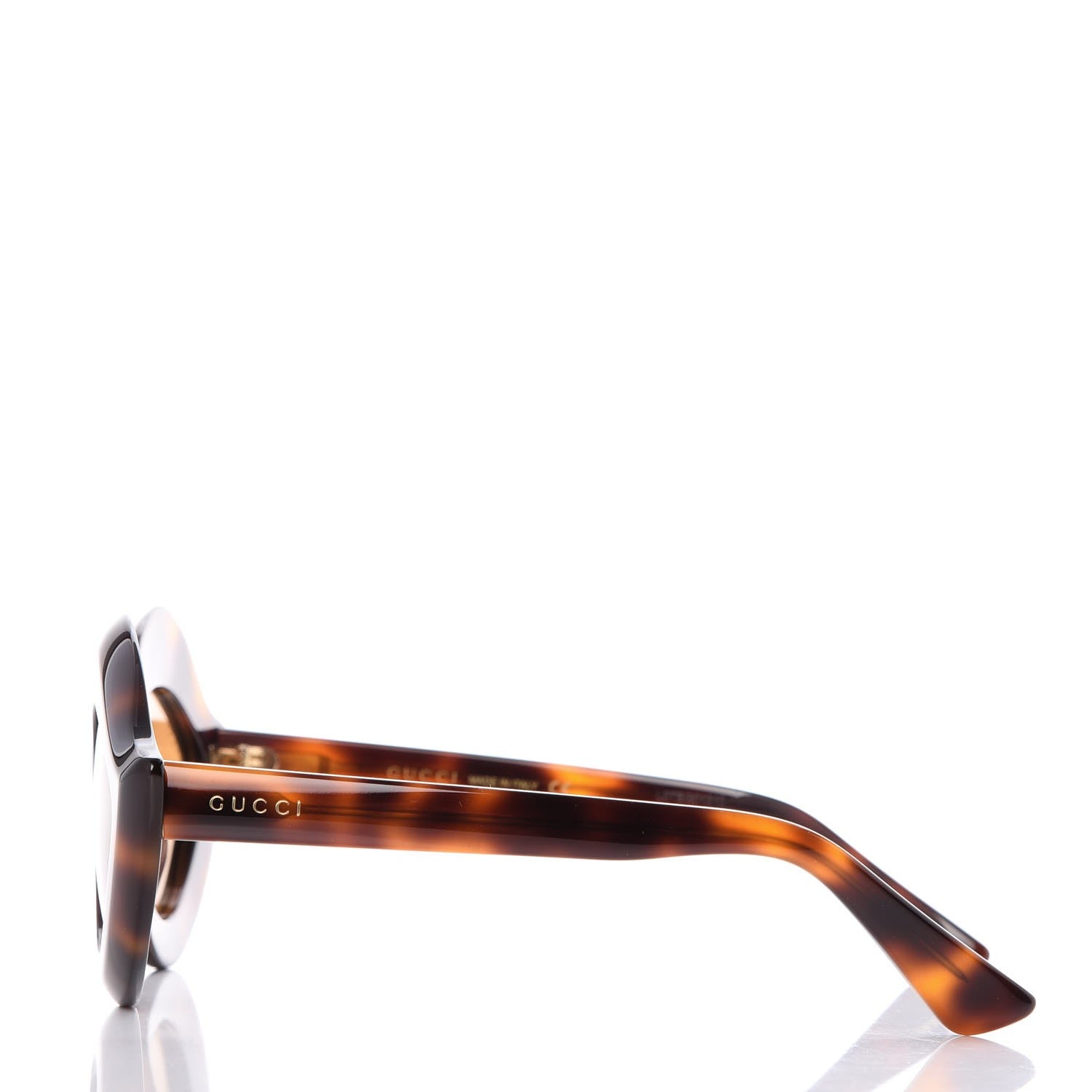Gucci Acetate Cat Eye Sunglasses GG 0085/S Tortoiseshell 4 of 9