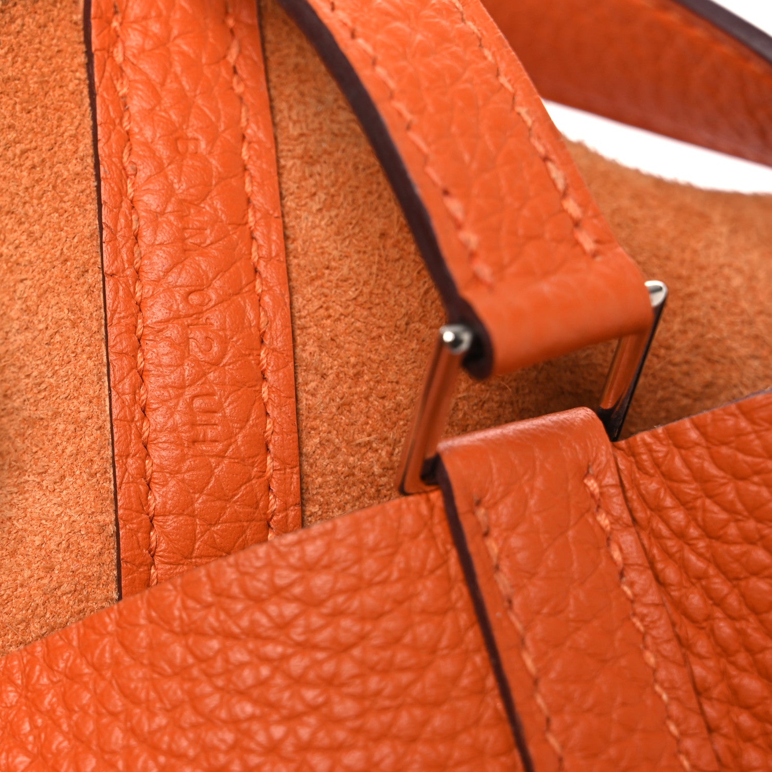 Hermes Taurillon Clemence Picotin Lock 18 PM Orange 7 of 12