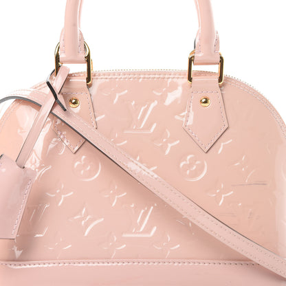 Louis Vuitton Vernis Alma BB Rose Ballerine 9 of 14