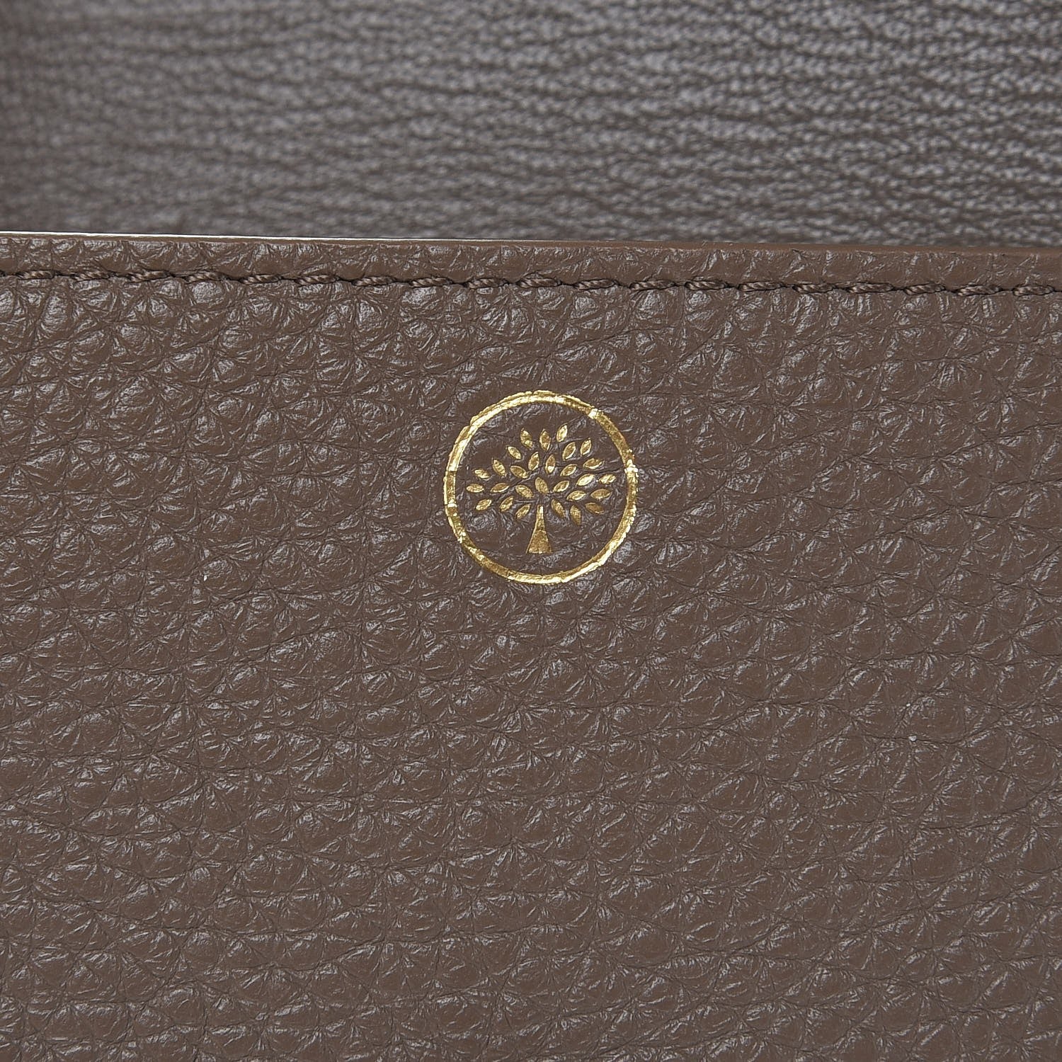 Mulberry Small Classic Grain Continental Key Coin Pouch Clay 7 of 8