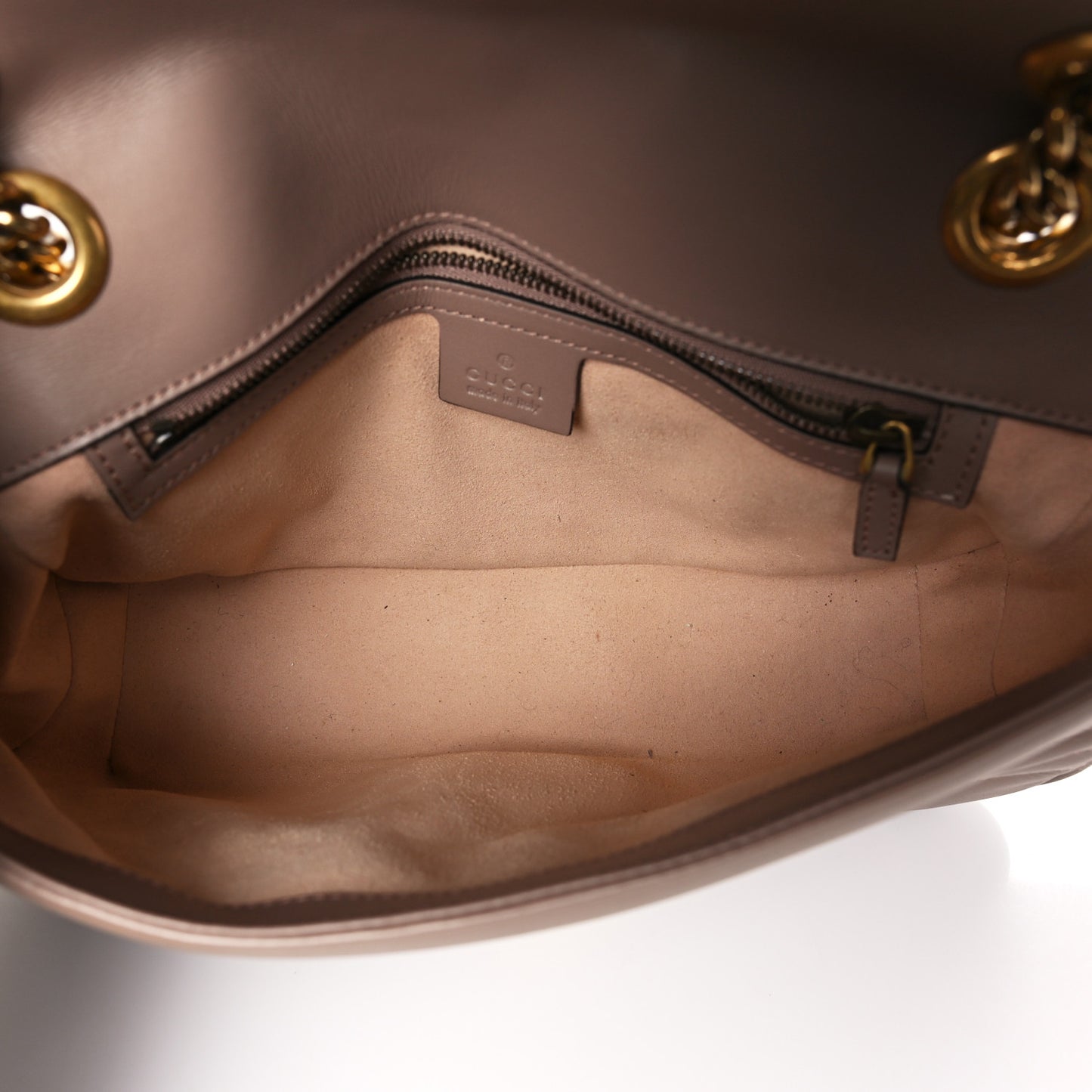 Calfskin Matelasse Small GG Marmont Shoulder Bag Porcelain Rose