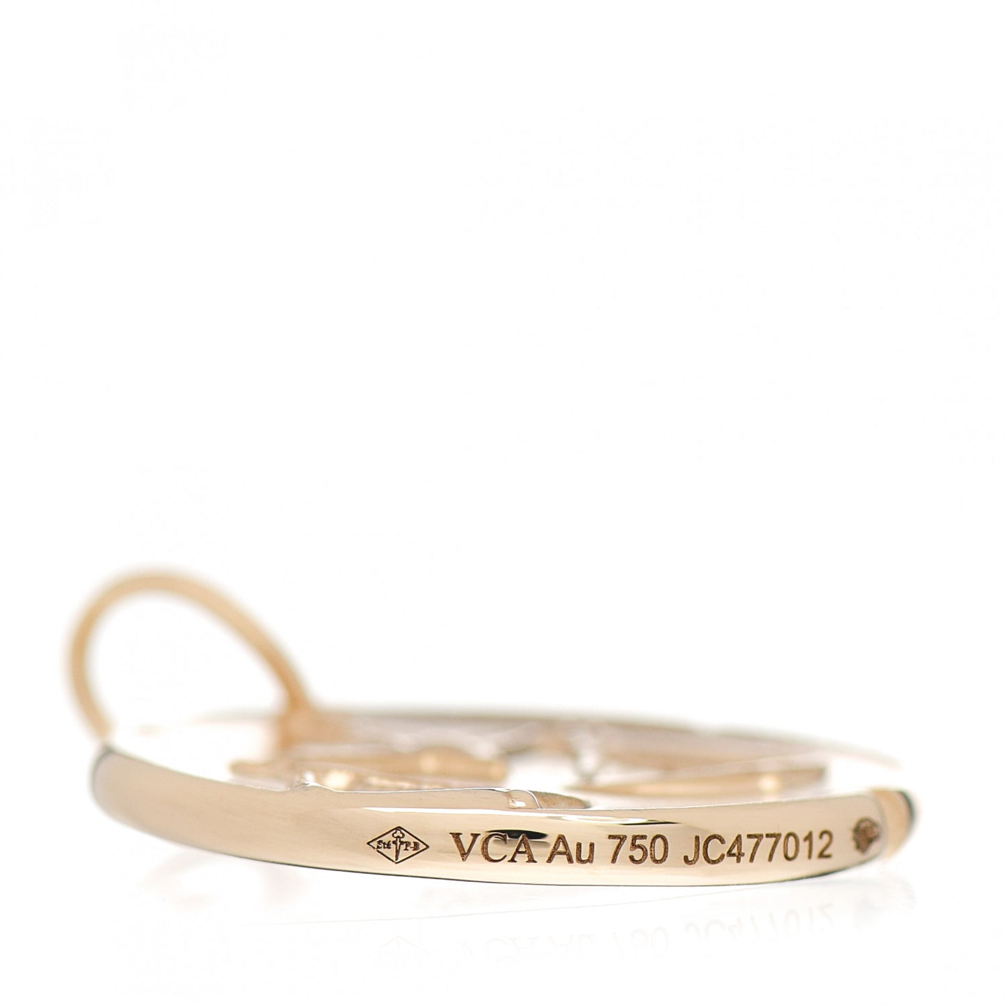 18K Yellow Gold Zodiac Libra Pendant