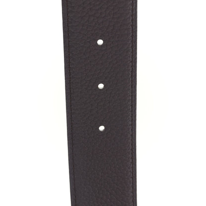 Hermes Box 135 Togo 38mm Jumbo Belt 115 46 Black Chocolate 4 of 4