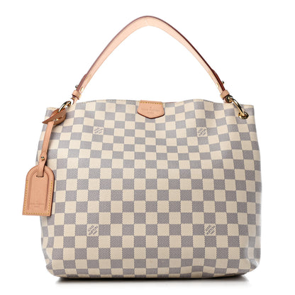 Louis Vuitton Damier Azur Graceful PM Rose Ballerine 1 of 4