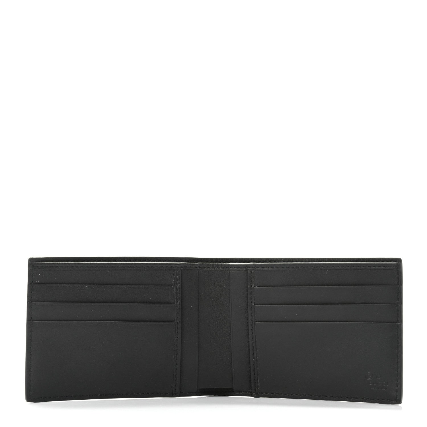 Gucci Microguccissima Bi-Fold Wallet Black 5 of 8