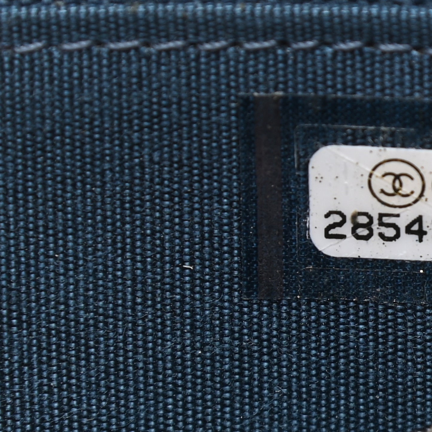 Lambskin Quilted 19 Small Zip Around Wallet Blue